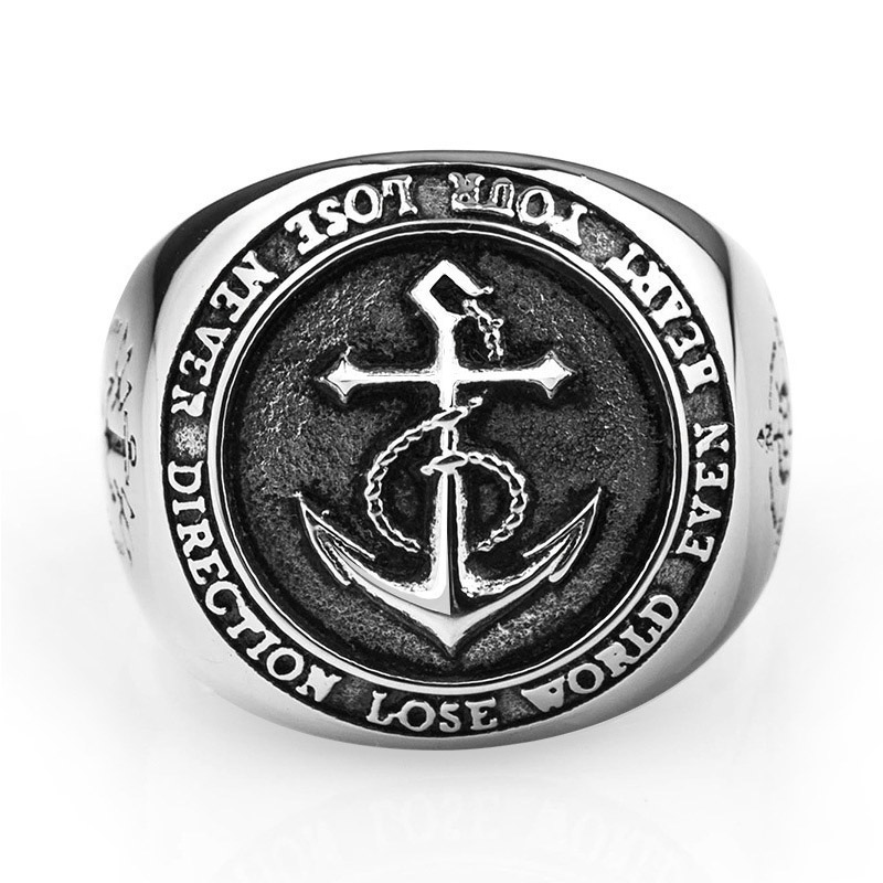 Alloy Ring Silver Viking Series Ring Jewelry