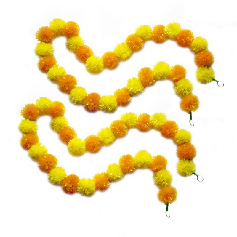 Artificial Marigold Flower Garlands