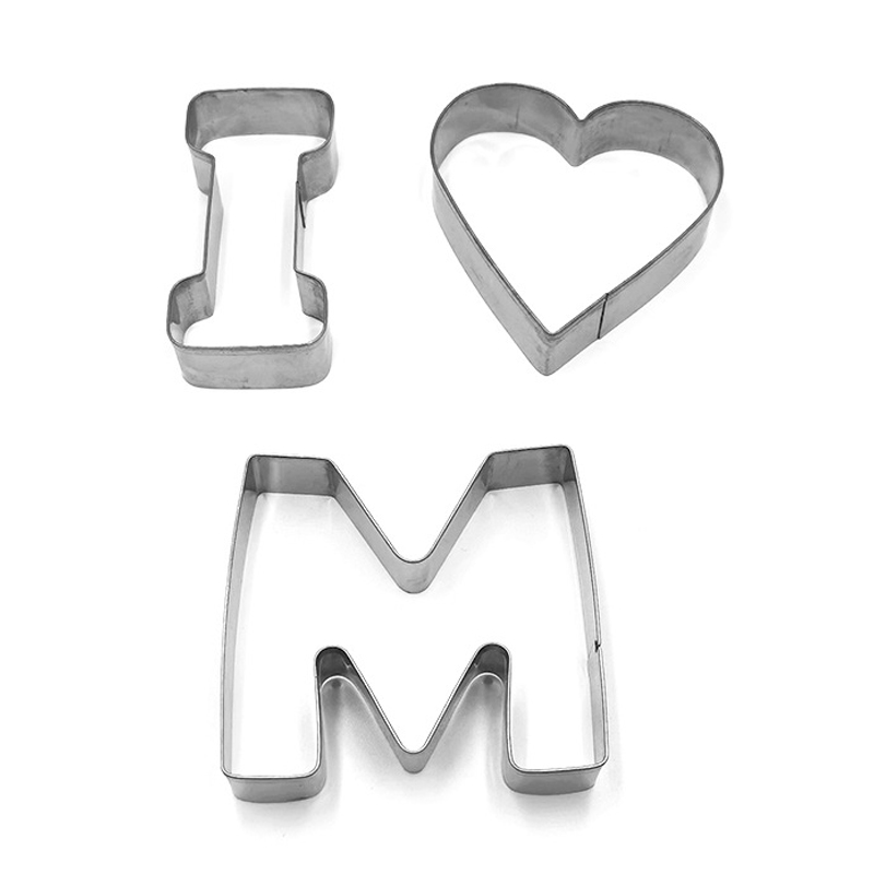 Cake Mold Metal Alphabet Cookie Cutters Set