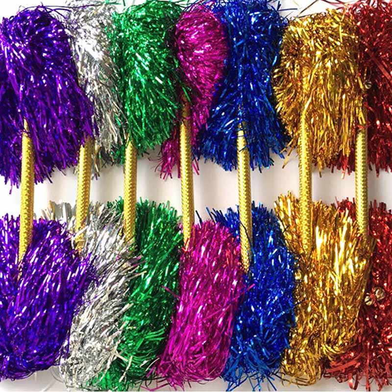 Cheerleading Pom Poms With Handle