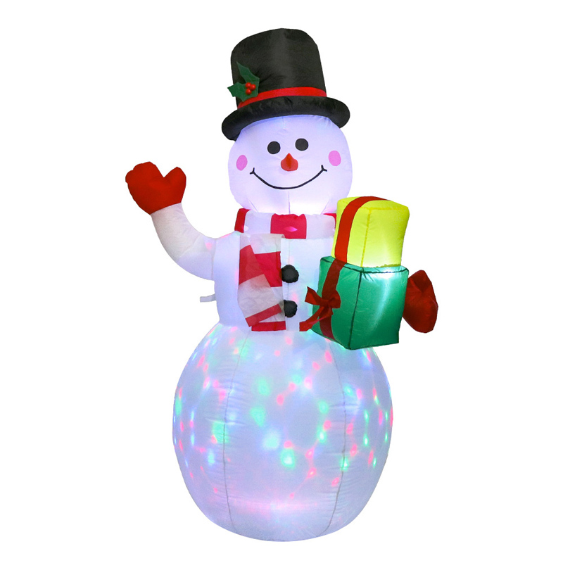 Christmas Decoration Inflatables Snowman Gift Decor