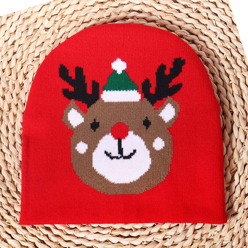 Christmas Jacquard Beanie Hat