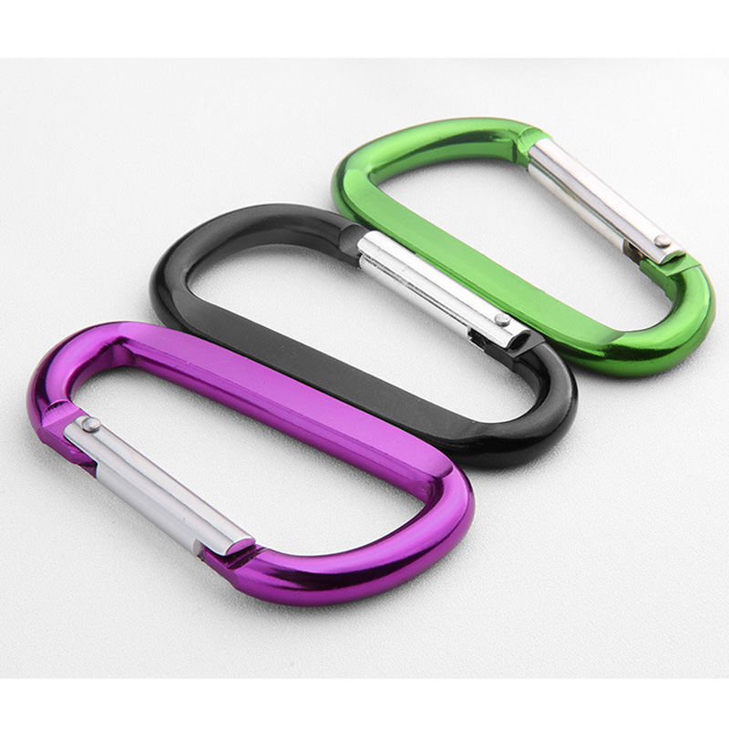 Colorful Flat D Shape Safety Spring Hook