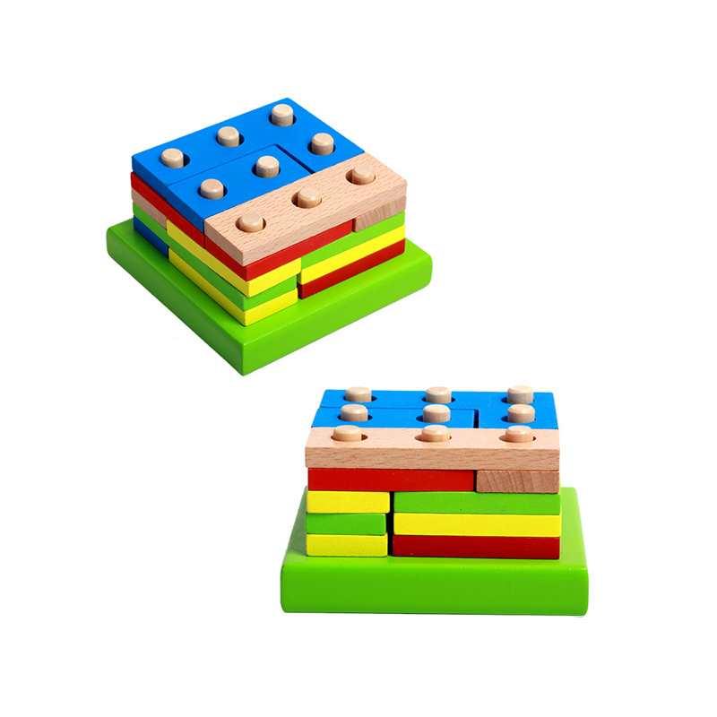 Column Wooden Shape Sorter Toy