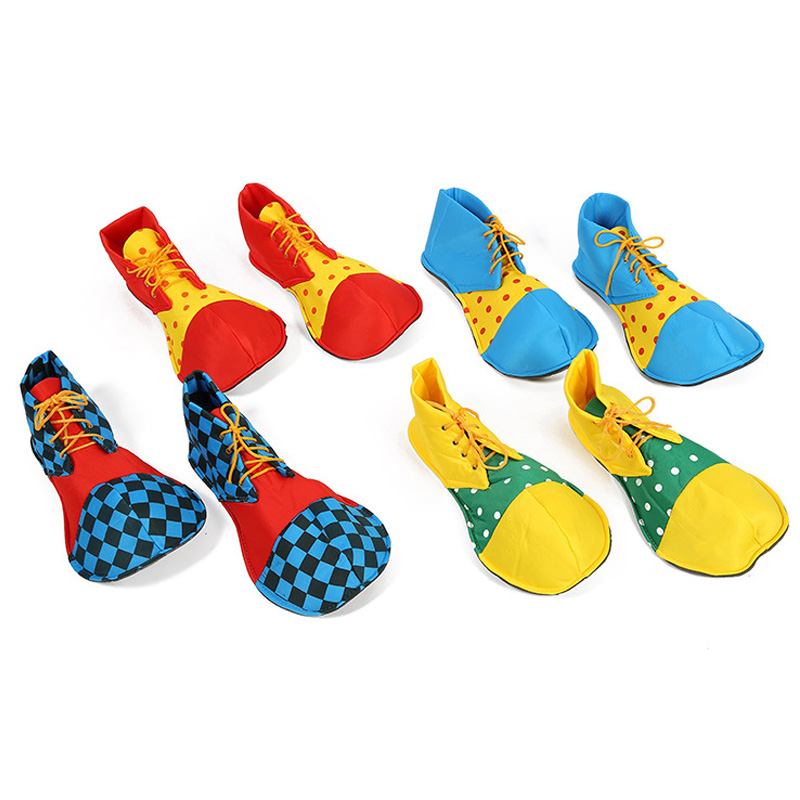 Large Rainbow Clown Shoes