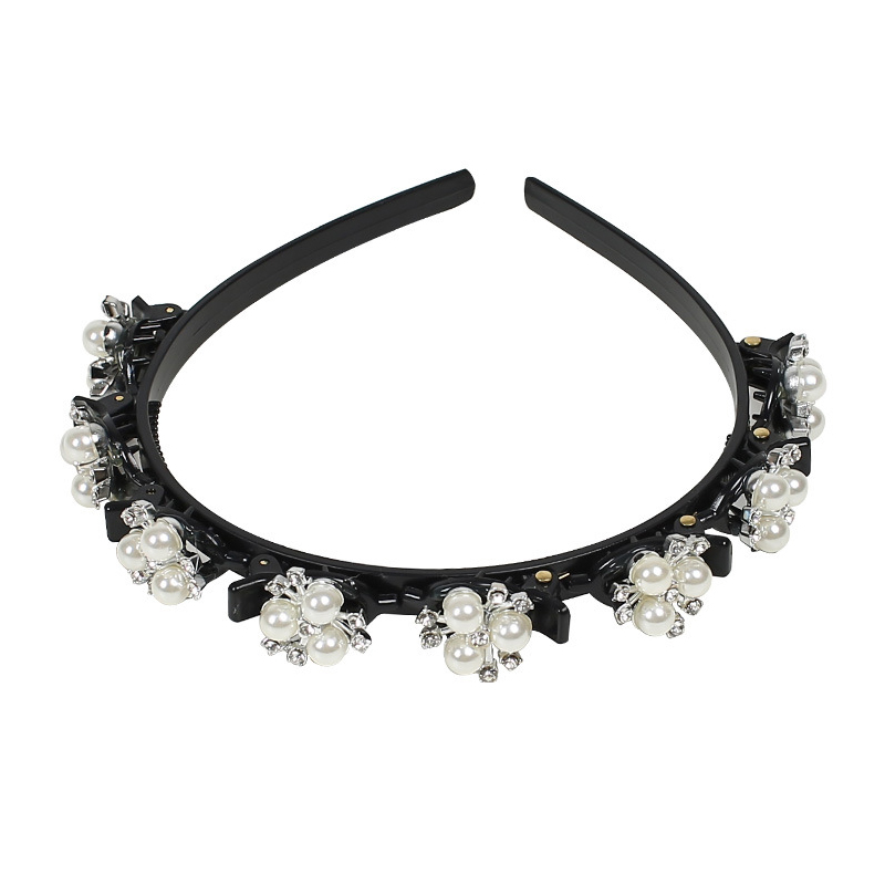 Diamond Pearl Make Up Bangs Headbands