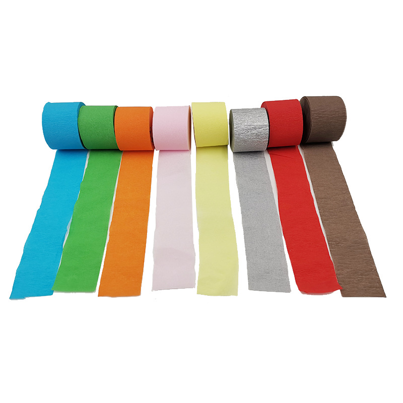 DIY Paper Crepe Paper Roll For Handicraft