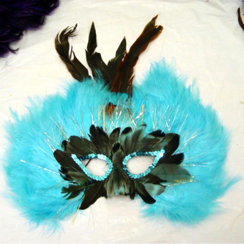 Feather Masquerade Mask