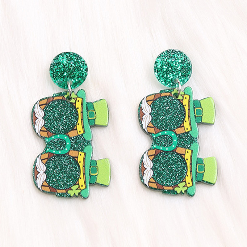 Clover Dwarf Funny Cute Earring