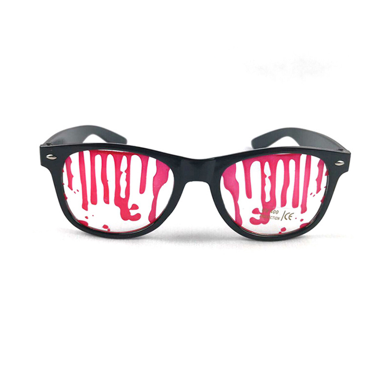 Halloween Black Bloody Horror Glasses