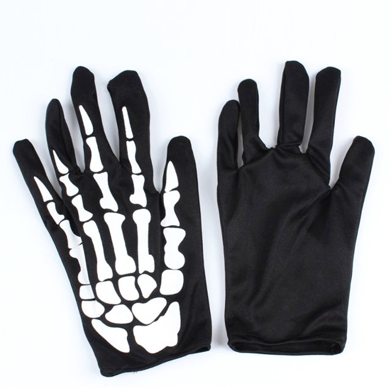 Halloween Bone Gloves Skeleton Sock Suit