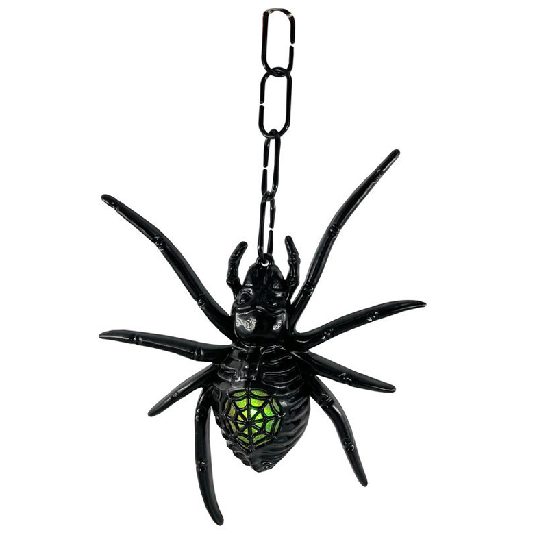 Halloween glow spider house hanging ornament