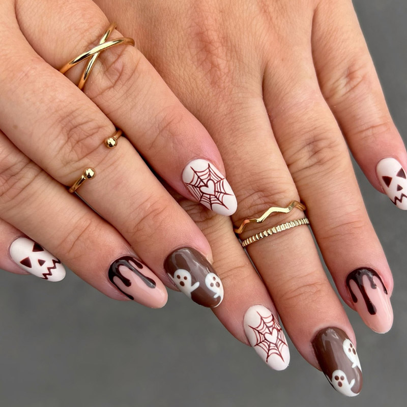 Halloween Series Fake Nail