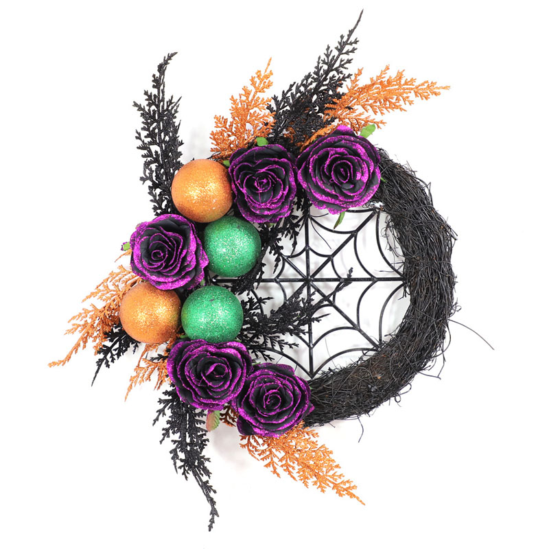 Halloween Wreath LED Light UP Decoration