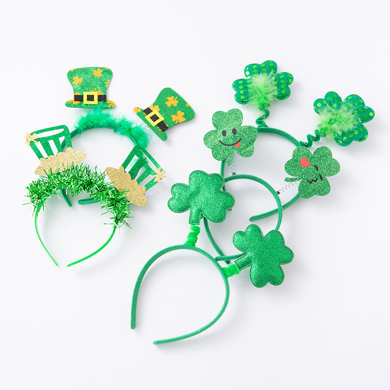 Irish Clover Headwear St Patricks Day Headband