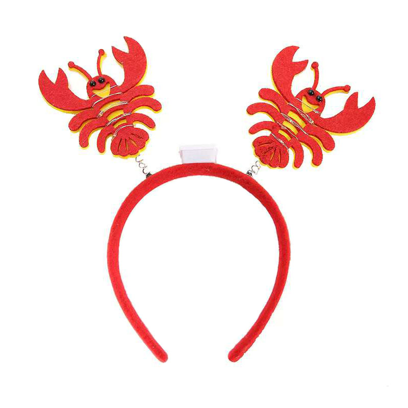 LED Crayfish Headdress And Glasses