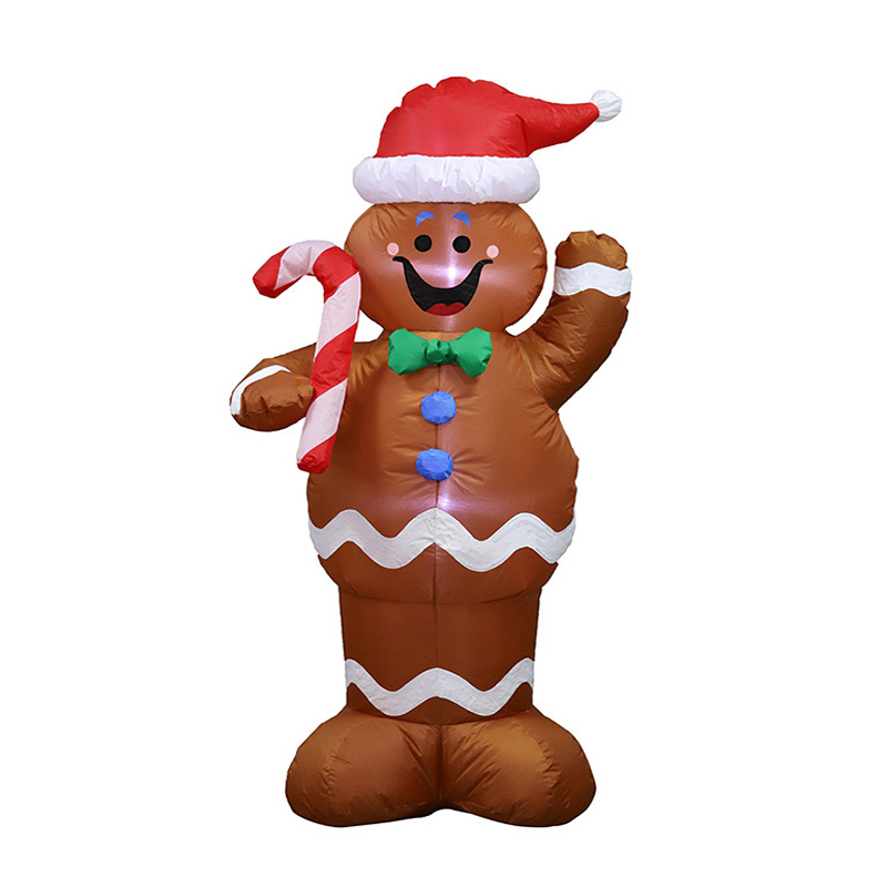 LED inflatable Christmas Gingerbread Man