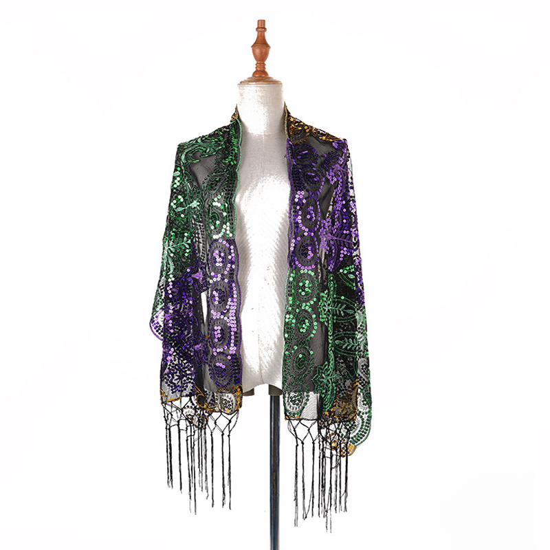 Mardi Gras Costume Shawl