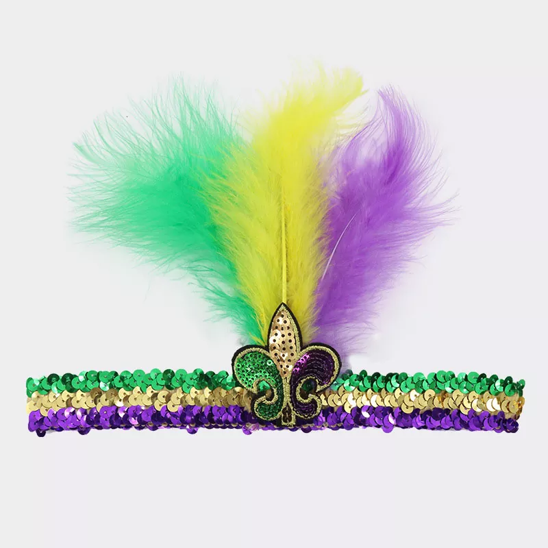 Mardi Gras Headband