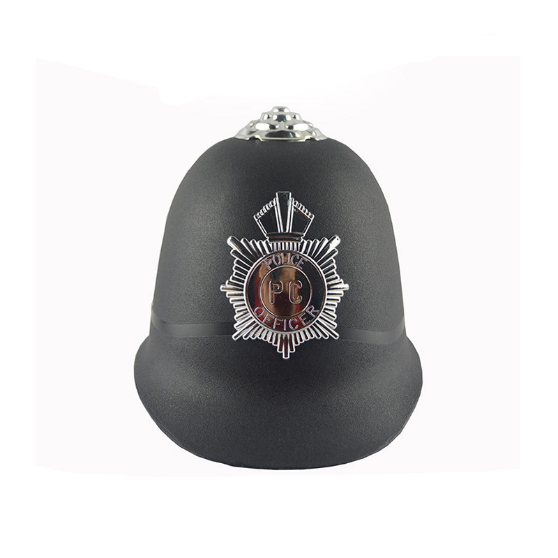 Men's British English Bobby Police Helmet Hat