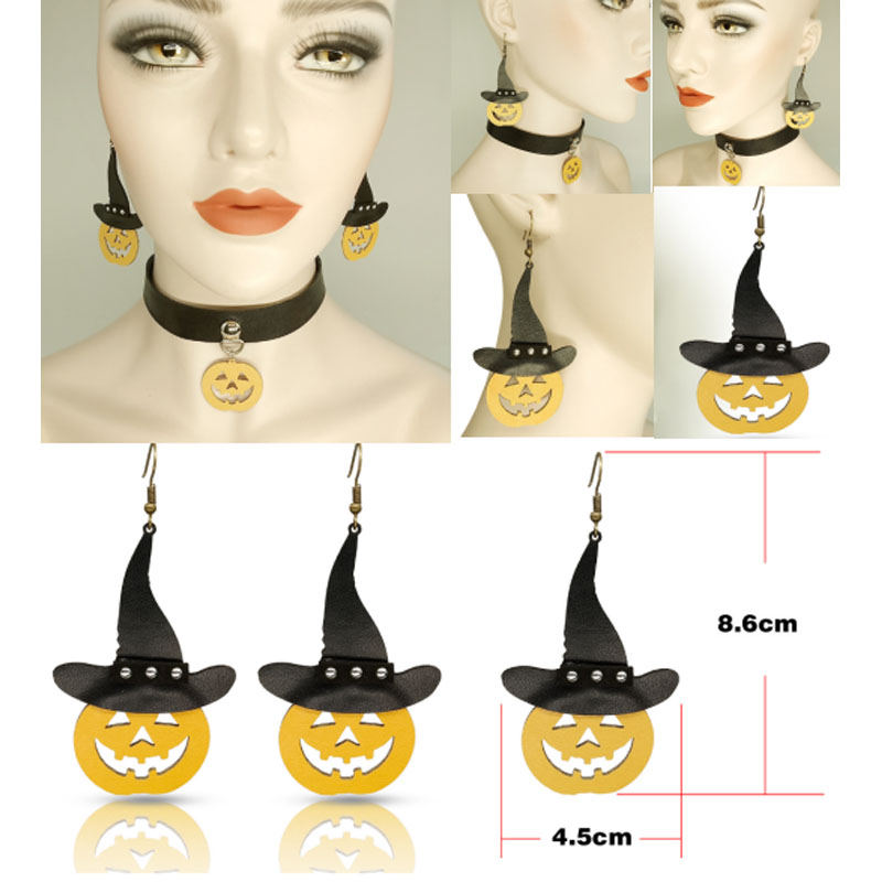 New Alloy Ghost Festival Gothic Halloween Earrings