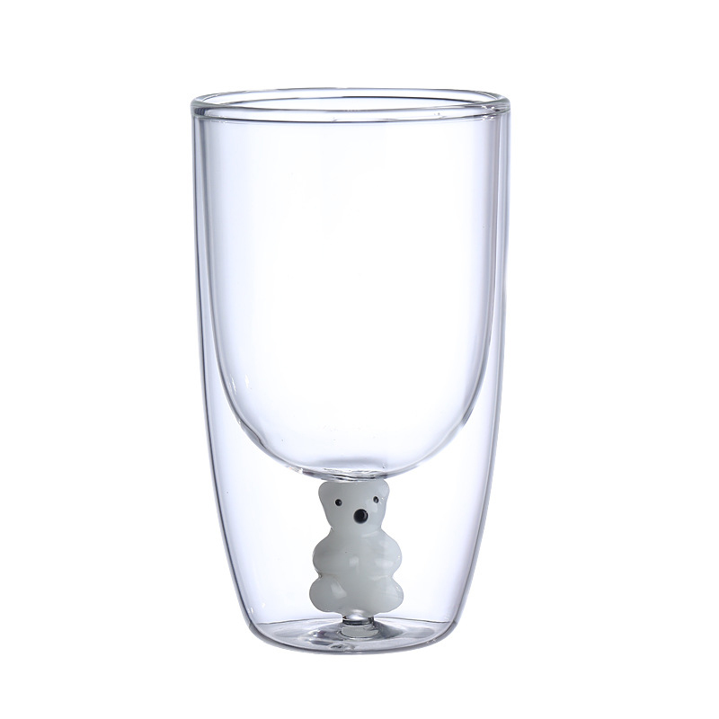 Novelty Double Wall Glass Cup