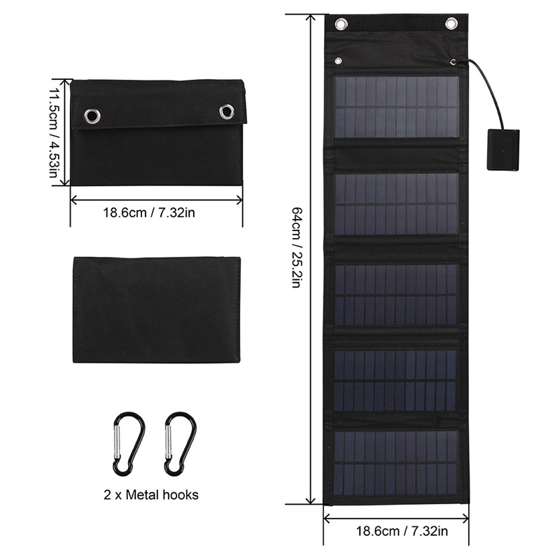 Outdoor Panel Solar Charging Bag