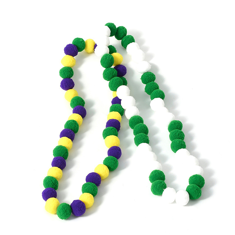 Party Favors Big Ball Garland Long Necklace