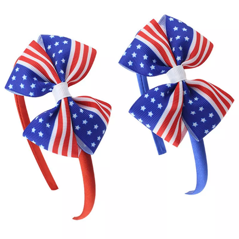 Patriotic Headbands For Girls