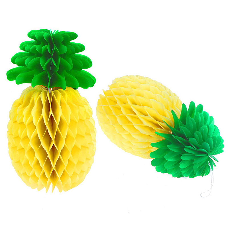 Pineapple Tissue Honeycomb Paper Ball Lantern