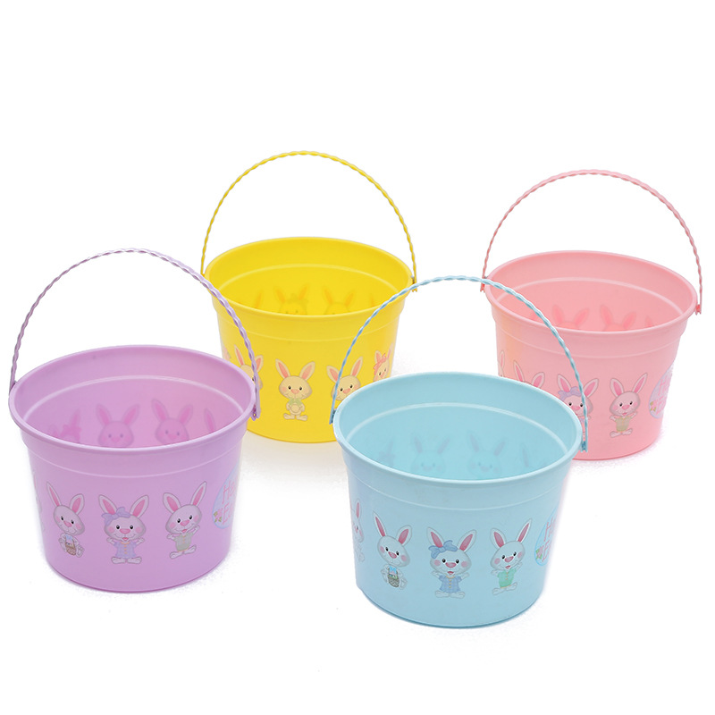 Plastic Easter Egg Storage Bucket