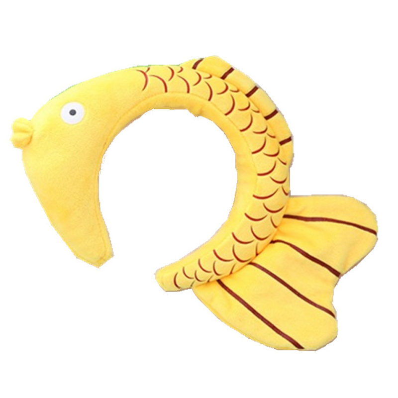 plush hairpin version of the face wash headband