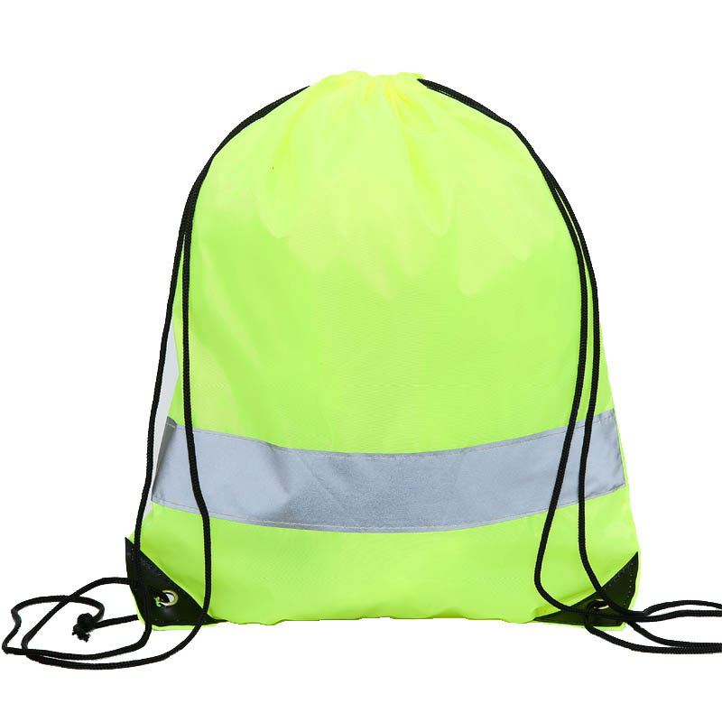 Promotional Backpack Reflective Drawstring Bag student bag