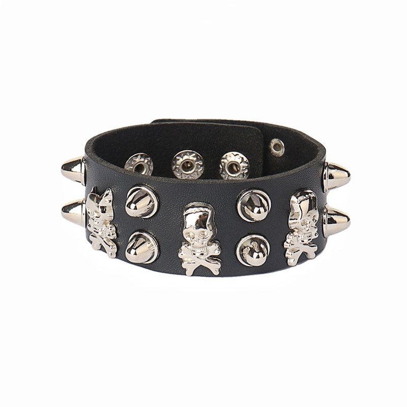 Punk Cuff Personalized Bangle Wristband