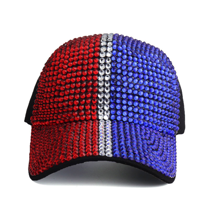 Breathable Baseball Bling Diamond Hats