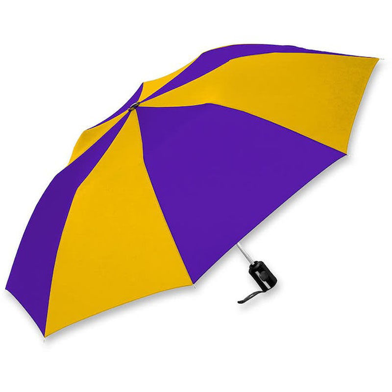 Semi-automatic Windproof Rain Two Color straight umbrella