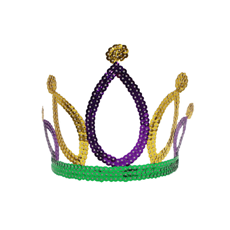 Sequin Tiara Carnival Party Crown