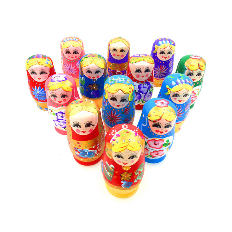 souvenirs crafts russian wooden nesting dolls