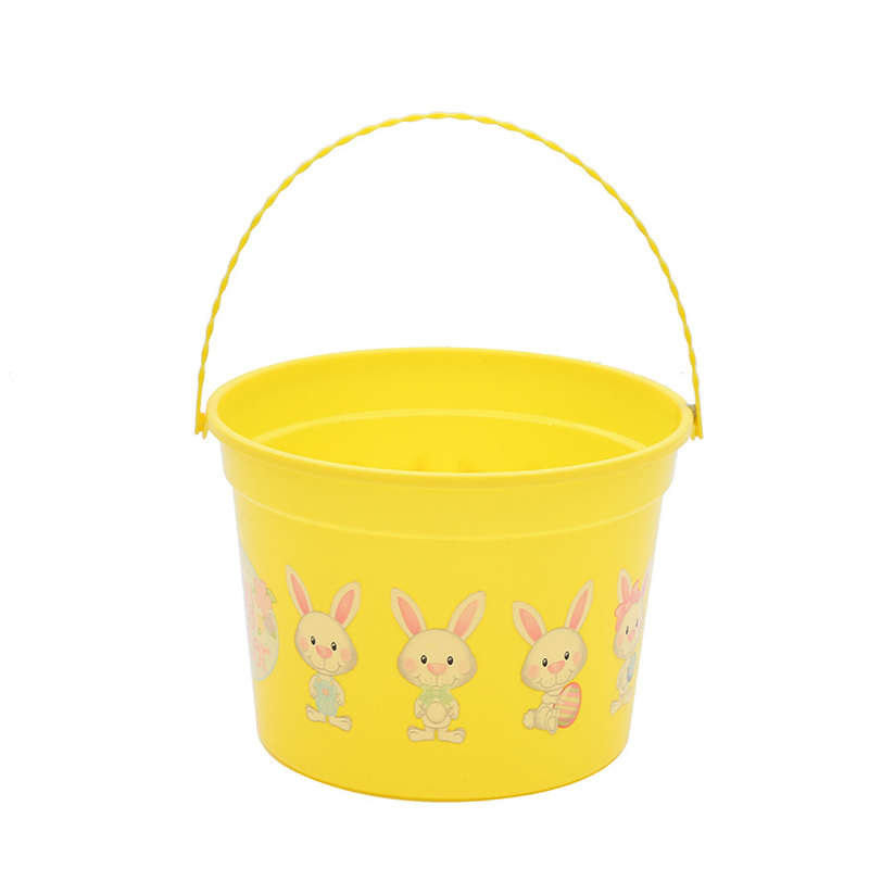 Cartoon Pattern Easter Children’s Egg Basket